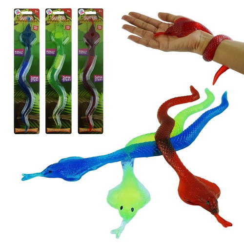 Large sticky rubber - large, snakes