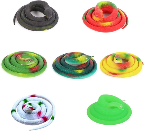Pcs rubber snakes toy snake - snakes,,