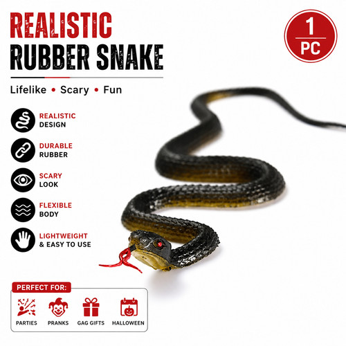Fake snake rubber - snake,