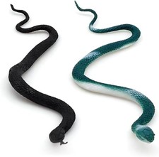 2 Pcs Rubber Snake Prank |Real