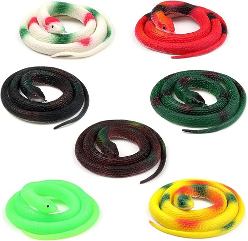 Pieces rubber snakes 70cm - snakes,
