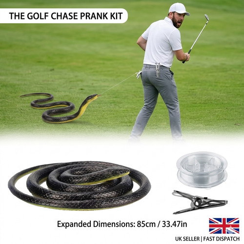 Realistic rubber snake prank - realistic,