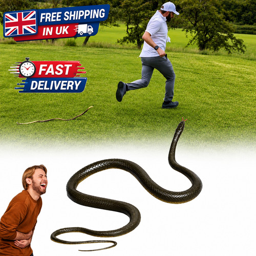 Fake rubber snake prank toy - rubber,