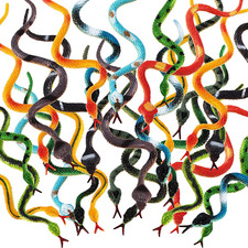 24 Pieces Small Plastic Snakes
