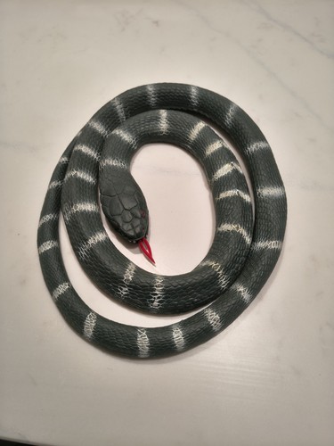Rubber fake snake toy - rubber,