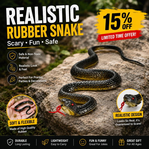 45cm realistic fake - 45cm, rubber