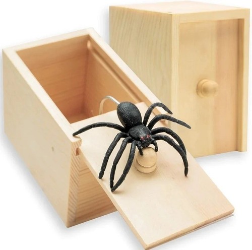 Rubber spider pop out - spider,