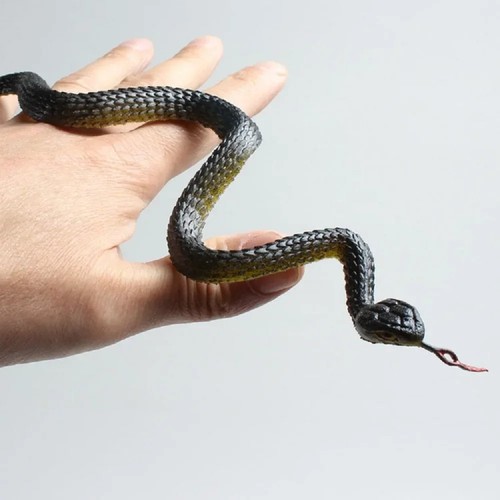 Fake rubber snake - rubber, toy