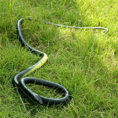 Fake rubber snake prank toy - fake,