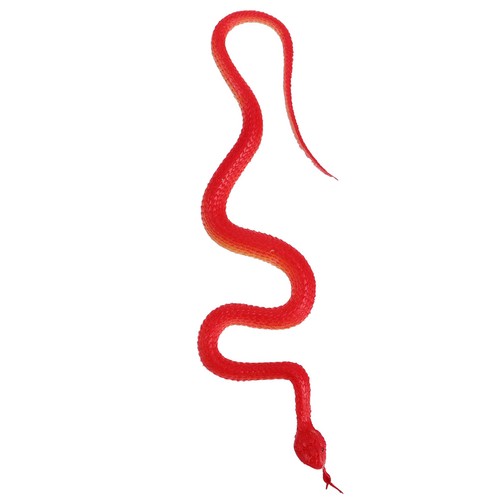 Realistic rubber snakes toys - rubber,