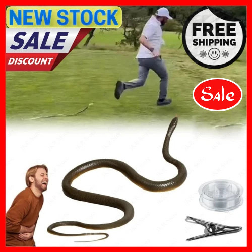 Fake rubber snake - fake, prank