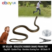 Fake Rubber Snake Prank with