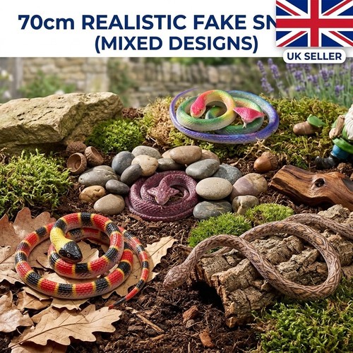 70cm fake snake realistic - snake,
